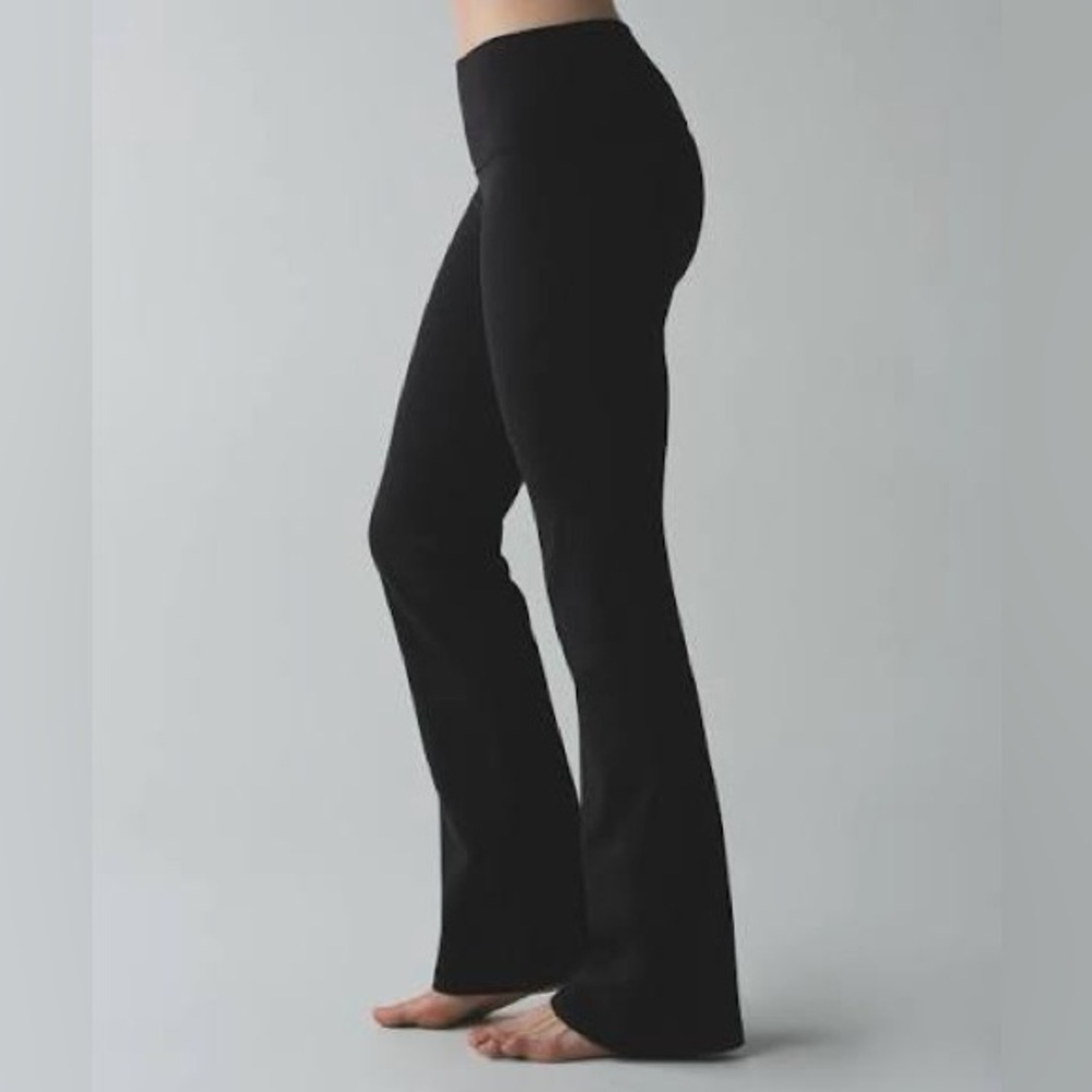 Lululemon Groove Pant Bootcut Black High-Rise Yoga Pants